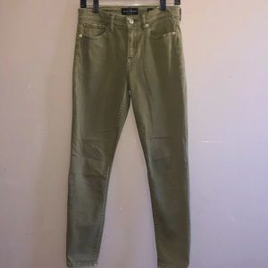 Lucky Brand Green Skinny Jeans